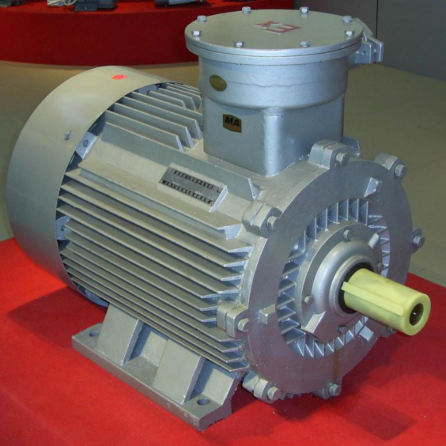 YBE3-180L-4防爆电机45°角实拍